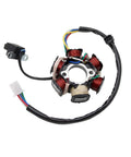 GY6 6 Coil 5 Wire AC Stator Magneto for 125cc 150cc ATVs Go Karts Scooters 152QMI 157QMJ Engines Plug And Play