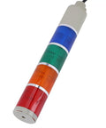 4 Layer LED Tower Light Industrial Warning Signal With Holder Red Green Yellow Blue Indicators For Factory Automation 110V AC 20W