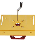 Handy Manual Router Lift Table With Slick Height Adjustments And Rock Solid Locking Grip Super Easy Install for precise cutting.