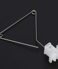 Wire Frame Braiding Machine Tension Guide For Yarn And Knitting Keeps Tension Stable And Snag Free Wire Stand Accessory For Silver Reed Knitting Machines And Other Yarn Tension Tools, metal with plastic clip