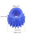 2 Pack 18T Spur Gear For RC Cars 8mm Bore Pinion Gear Mod 1 Plastic Motor Gear Replacement Parts For Gearbox Reduction