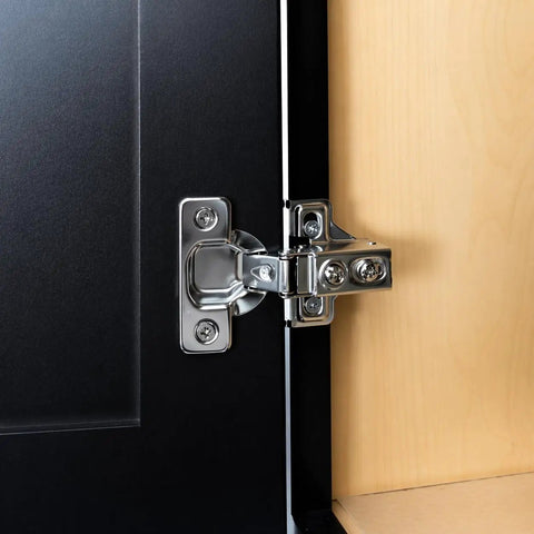 Three Eighths Inch Overlay Hinges 30 Pack Quiet 3D Soft Close Concealed For Face Frame And Frameless Cabinet Doors detail view