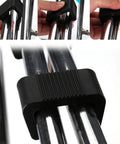 Easy Install No Fuss Outdoor Sofa Clips And Alignment Clamps For Sectional Rattan Furniture attached to metal rods