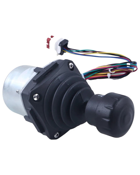 No Sweat Replacement Joystick Controller For JLG Boom Lift 450A 400S 800A 860SJ with black grip and wires.