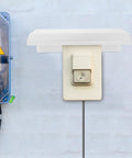 Rock Solid Outdoor EV Charger Cover Built Tough As Nails To Ward Off Rain And Grime With Smart Cross Ventilation over charger.