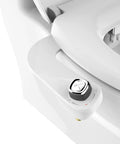 SlimEdge Non Electric Bidet Attachment For Toilet With Dual Front And Rear Nozzles Cold Water Wash Adjustable Water Pressure Easy DIY Install