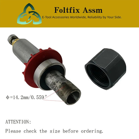 Replacement Collet Nut For Quarter Inch Collets And Router Systems Fits 2485-20 2486-20 48-66-2485 48-66-2486