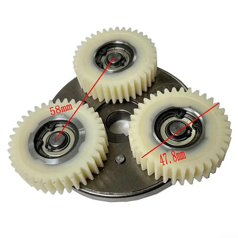 36T Nylon Gear Set For G060 48V 750W 500W Hub Motor Replacement Parts For Fat Tire Ebike ABS Plastic Pinion Assembly