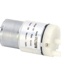 Close-up of 3W Micro Diaphragm Pump, model VN2708PM, 6V, designed for low voltage aquarium use and appliance repairs.