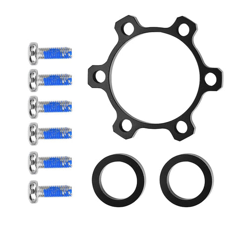 Disc Brake Adapter For Front 100x15 To 110x15 And Rear 142x12 To 148x12 Alloy CNC Machined Hub Conversion bolts and spacers