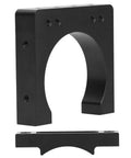 Premium Cast Aluminum Spindle Motor Mount Bracket Clamp Fits 71mm CNC Spindle with a wire-drawn finish and multiple screw holes.