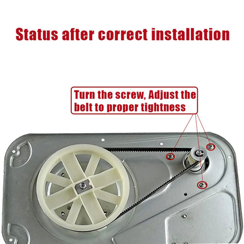 Bread Maker Replacement Belt For Bread Machines 537mm 179 Tooth 519mm 173 Tooth 480mm 160 Tooth 573mm 191 Tooth installed on gear
