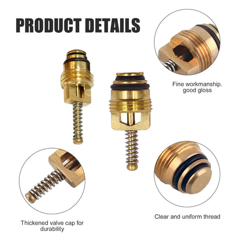 R12 Air Conditioning Valve Core Service Port Cap Kit For Car And Home AC Repair, Leak Fix Tools Set With Cores, Caps, And Pro Grade Refrigeration