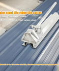 Manual Color Steel Tile Ridge Cover Cutter 0.6mm Built For Precision Roof Panel Edges with high carbon steel blades