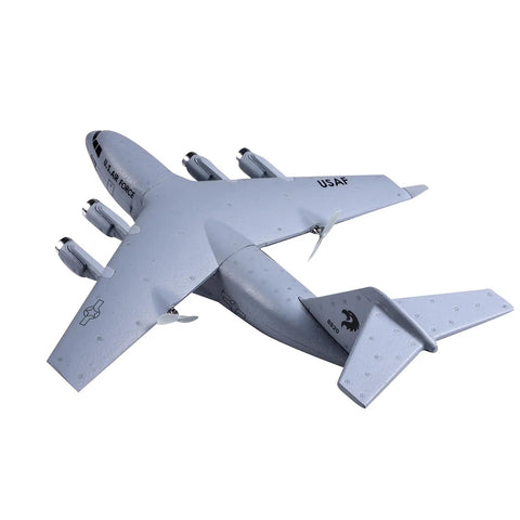 Ready To Fly RC Plane For Beginners Noob Friendly 2 4Ghz 2 Channel Airplane With Built In 3 Axis Gyro Auto Stabilization Navy Blue