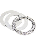 Tough As Nails Heavy Duty Thrust Needle Roller Bearings With Two AS2542 Washers 25 X 42 X 4 mm Pre Lubricated Pack Of Ten washers set.