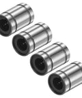 LM5UU Linear Ball Bearings 5mm Bore 10mm OD 15mm Length Rock Solid 4 Pack Smooth bushings with double rubber seals.