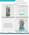Installation guide for 30 Inch Bi Folding Sliding Barn Door Hardware Track Kit with easy installation steps and measurements.