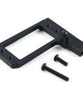 Behind The Axle Servo Mount For 1/10 RC Crawler F10 Portal Axles CNC Aluminum Low CG Front Mount with screws, top view