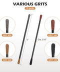 Matchstick Style Sanding Sticks For Fine Detailing Grits 120 180 And 400 800 Pack Of 10 in various grit sizes