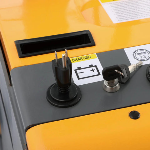 Heavy Duty Counterbalanced Electric Pallet Stacker With 2200 Pound Capacity Smooth Operator Design Built Tough For Warehouse Crews Rugged Reinforced Steel Mast Lifts Heavy Loads With Zero Sweat On Busy Days