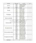 Gas Lens Collet Body And Long Nozzle TIG Torch Kit For SR WP 9 20 25 41 Piece Pro Grade Consumables Set chart with part details