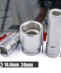 One Half Drive Triangular Socket Set With Multi Tooth Sockets For Injection Pump Triangular Head Screws Nut Remover