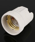 Heavy Duty E26 E27 Light Sockets Built From Heat Resistant Ceramic For Smooth Bulb Swaps And Zero Stress Fixture Mods Pack Of Four Rock Solid Lamp Holders - close-up view