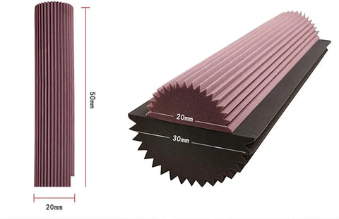 Premium Acoustic Foam Panels For Home Office Sound Dampening Wall Tiles, 20x50mm and 30mm thick, studio-grade design.