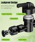 Leakproof design of 44 Piece Quick Connect Drip Irrigation Fittings Kit for One Quarter Inch Tubing with push to fit connectors