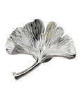Ginkgo Leaf Zinc Alloy Cabinet Pull For Doors And Drawers A Dope Metal Knob In Ancient Gold Silver Red Bronze Gold Ancient Tin And Green Bronze