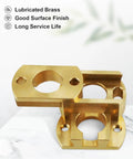 Lubricated brass Z Axis Coupler for Dual Z T8 Lead Screw 8mm Rod Ideal Oldham Style Connector for 3D Printer with good finish