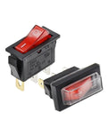 Isolation Switch Rocker 2 Position 3 Pin With Light For Electrical Gear Built Tough Disconnect Load Switch 16A 250V