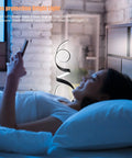 20W Remote Control Dimmable LED Art Table Lamp With Three Color Temperature Modes And Touch Switch by bedside