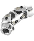 Heavy Duty Double U Joint Steering Shaft Universal Joint Chrome Three Quarter Inch To Three Quarter Inch 125mm Total Length