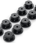 Two Inch Rafter Clips With Matching Hardware For Outdoor Wood Structures Black Powder Coated Galvanized Steel Includes Ten Clips And Twenty Hex Head Sharp Point Screws For Fast Installation Ideal For Arbors Fencing Rafters Rails And More