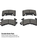 Front Disc Brake Conversion Kit For 1937 1948 Ford Cars And 1937 1947 Ford Pickups With Spindle 11 Inch Rotors GM Style Calipers Semi Metallic Pads For Quick Install brake pads