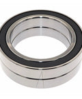 One Pair Silicon Nitride Ceramic Ball Bearings P4 Precision Sealed Angular Contact 80 X 125 X 22 Millimeters heavy duty sealed bearing