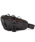 Waterproof Under Saddle Seat Pack For Bike Commuting And Touring, Recycled Ripstop Bag With Adjustable Saddle Mount, water resistant