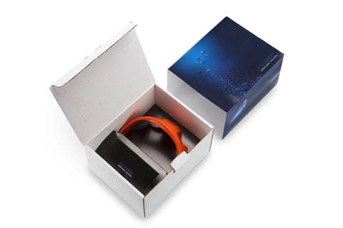 Extender Kit For Full Face Mask And IDM With Nylon Clamping Band in open box with packaging