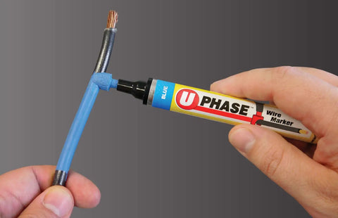 Phase Wire Marker Set With 7mm Tip For Panels And Circuits Up To 6 AWG Color Coded Blue Red White Green 4 Pack Built For CAT5 HDMI Auto Wiring