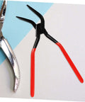 Heavy Duty Metal Bender Tool Hand Seamer with anti slip jaws on a flat surface for HVAC and metalwork projects