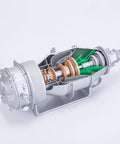 Hands On 3D Printed Turboprop Engine Model Kit In One Fifty Scale With PT6A Details Semi Dissected Engine And Electric Fan Blades For STEM Education And Science Demonstrations 100 Pieces, 1/50 scale 3D printed cutaway model