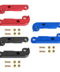 Steering Lock For Drifting Adapter Boosts Turn Angle About 25 Percent With Bolt On Aluminum Spacers Drift Tuning Kit For E46 Car Mods Steering Lock Adapter For Enhanced Handling And Aggressive Angles in red, blue, and black.