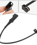 Brake pad wear sensor cable with two-pin connector and sensor head; three-view collage for Ford Transit.