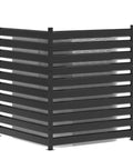Outdoor Louvered AC Fence Screen Two Panels Privacy Screen For Hiding Air Conditioner Unit And Trash Cans Heavy Duty Rust Resistant Metal Garden Fence Decor For Patio Balcony Yard Keeps HVAC Ventilated While Boosting Curb Appeal