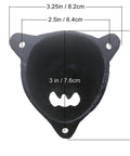 Heavy Duty Cast Iron Wall Mounted Beer Bottle Opener Boasting A Badass Grizzly Bear Head And Durable Metal Teeth Crafted For Your Man Cave Garage Bar Setup Or Top Shelf Home Bar Collection dimensions and details.