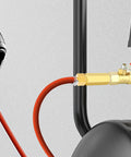 Forged Brass Long Nipple Three Eighths NPT Male To Three Eighths NPT Male Pipe Fitting Hex Nipple Connector installed on pipe