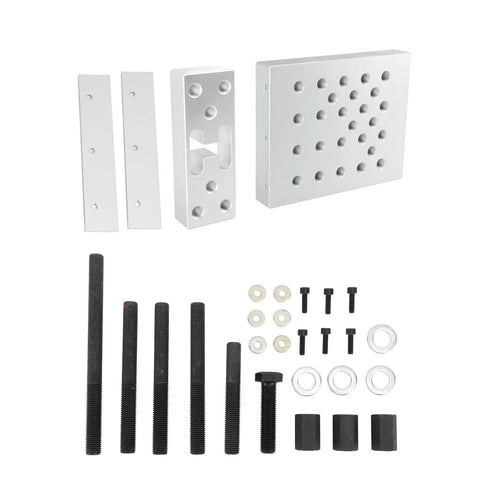 Drill Press Support Plate Set For 30 Ton Car Wheel Hub Bearing Bushing Repair And Installation Heavy Duty Adjustable Base Plate Tool