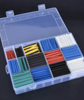 Kick Your Wiring Game Up With This Massive 670pc Polyolefin Heat Shrinkable Tube Set That Perfectly Insulates And Bundles Cables Like A Pro While Offering Color Coding For Drones Electrical Repairs And Daily Fixes. assorted heat shrink tubing kit in plastic case, 12 sizes, 6 colors